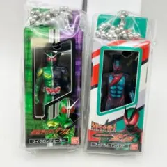 新品 仮面ライダー ソフビパッケージチャーム★ダブル　ゼッツ　セット 食玩