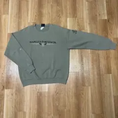 HARLEY-DAVIDSON カーキ スウェット