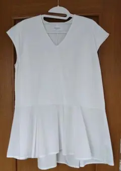 OPAQUE.CLIP ホワイト ペプラム ノースリーブのサムネイル
