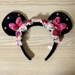 ディズニー カチューシャ ミニー バラ