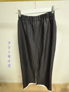 ANDREA & Co. ヘザーエステルストレートスカート ブラック フリー