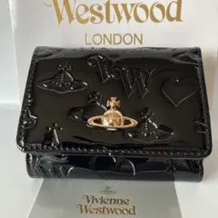 Vivienne Westwood 長財布 ブラック エナメル e - メルカリ