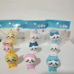 ちいかわ　ハチワレ　うさぎ　カニちゃん　（古本屋）　 マスコット 9種セット