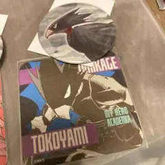 ヒロアカ 原画展 コレクション缶バッチ　アートコースター　常闇 踏陰　セット