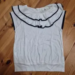 KUMIKYOKU フリル付きTシャツ 140㎝