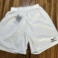ミズノ　新品ハーフパンツ　ホワイト　Lサイズ
