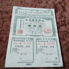 日本電信電話公社 電信電話債券 壱萬圓 10,000円 【昭和レトロ