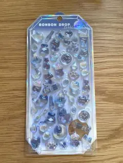 ボンボンドロップシール　よるねこ　猫　シャーベット　時計　正規品　クーリア