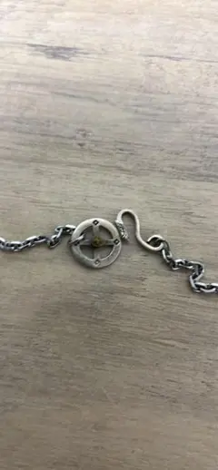 羽根モチーフ シルバーネックレス