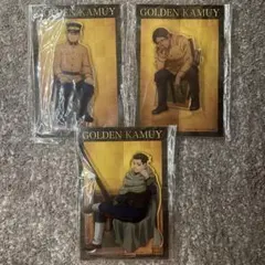 ゴールデンカムイ　軍人ブロマイド柄　ビッグアクリルスタンド　尾形　鯉登　月島