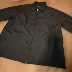 RAGEBLUE レイジブルー シャツ 半袖 Lサイズ　ジップ　ネイビー