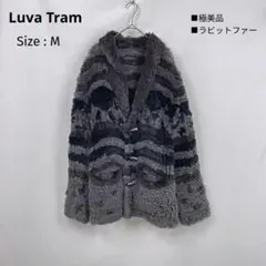 Luva Tram ファーコート M ショート丈 ラビット 極美品　上野商会のサムネイル