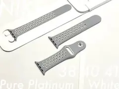 AppleWatch NIKEスポーツバンド フラットシルバー