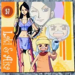 ワンピース ONE PIECE 森永製菓 シール ラキ & アイサ
