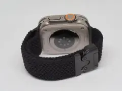 Apple Watch 伸縮ナイロンバンド 黒 49/46/45/44/42mm