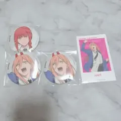 ベースヤードトーキョー チェンソーマン マキマ パワー 缶バッジ ステッカー