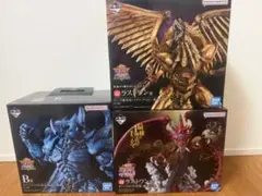 遊戯王 一番くじ　ラストワン　オシリス　ラー　B賞　オベリスク　フィギュアセット