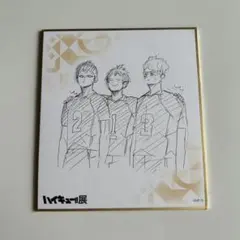 ハイキュー展色紙 烏野