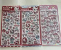 【正規品】日本未発売！マイメロ　ハローキティ　シール　3枚セット