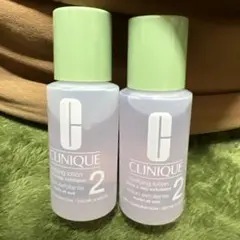 CLINIQUE 拭き取り化粧水　トラベルサイズ2本