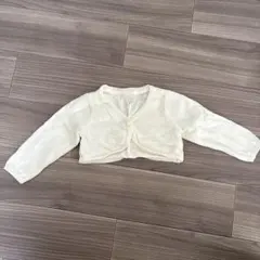 【H&M 】アイボリー カーディガン （4-6M）