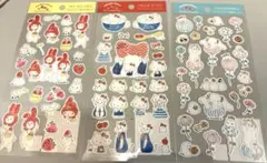 トコロコムギ×サンリオキャラクターズ　コットンシール　TOCORO COMUGI