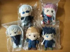 訳あり　呪術廻戦 ボイスマスコット　5点まとめ売り　五条悟ぬいぐるみ他