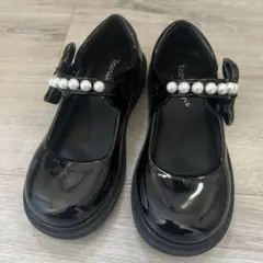 ブラックパール装飾フォーマルシューズ 19cm