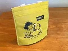 [新品・未使用] スヌーピー　保冷保温 ポケット付 バッグ　黄　イエロー