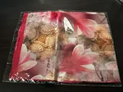 【未使用】シルク　スカーフ　ストール　エスニック　ピンク　高級　絹100%