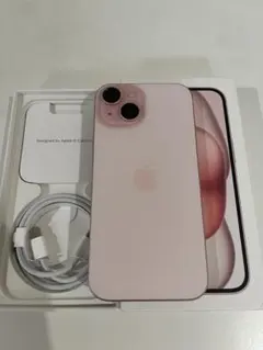 香港 海外版 iPhone 15 128GB SIMフリー ピンク 新品同様