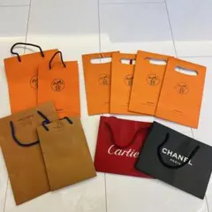 HERMES他ショップ袋10点