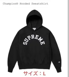 Supreme Champion Hooded Sweatshirt Black