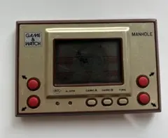 Nintendo GAME & WATCH GOLD マンホール 液晶漏れあり - メルカリ