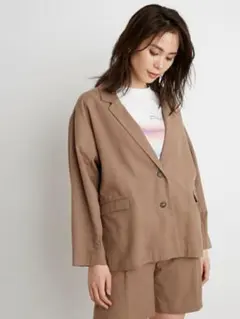 SNIDEL ウォッシャブルリネンジャケット