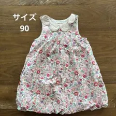 sense of wonder 花柄ワンピース 90cmのサムネイル