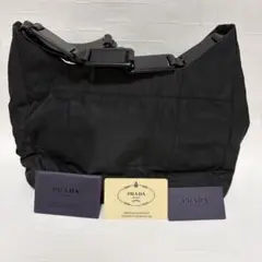 PRADA プラダ ナイロン ショルダーバッグ ブラックのサムネイル