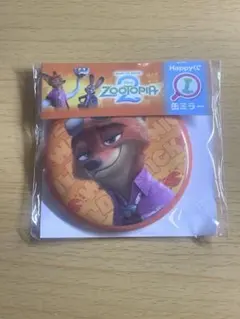 ズートピア2 一番くじ　缶ミラー　【ニック】