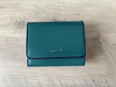 agnis b. アニエス・ベー　三つ折り財布　がま口　ミニウォレット
