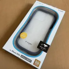 iPhone 15 Pro耐傷・耐衝撃ハイブリッドケース ネイビー