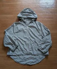 Ada.ライトグレー フード付きジャケット