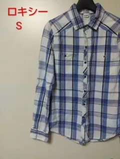 ロキシーブルー長袖シャツSのサムネイル