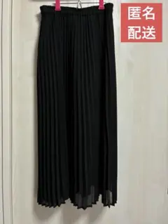 GU プリーツスカート　黒　S