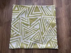 幾何学模様シンプル風　ジャガード織クッションカバー