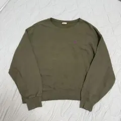 Champion オリーブグリーン スウェット　トレーナー