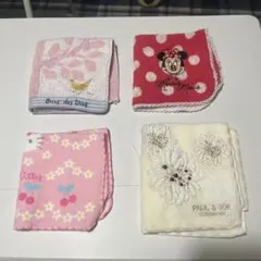 ポールアンドジョーPAUL&JOE ミニー等　ミニタオルハンカチまとめ売り
