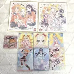 プリキュア ふたりはプリキュアMaxHeart 色紙　ウエハースカード　シール