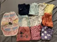 【12点セット】ベビー服トップス&スタイのまとめ売り