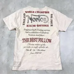 Nortonノートンline stone 刺繍 tee big logo Ｌ