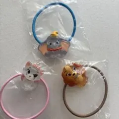 ディズニーキャラクター Twinkle ゴム ガチャ　ダンボ　レディ　マリー